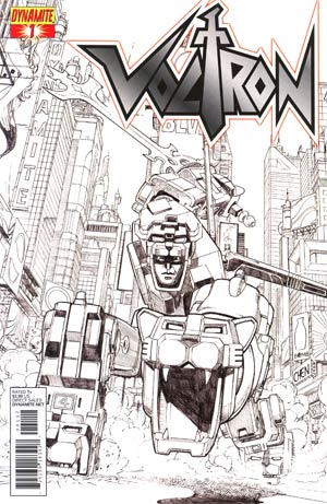 Voltron #1 Cover K 2nd Ptg Variant Cover