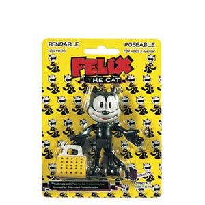 Felix The Cat 4-Inch Bendable Figure