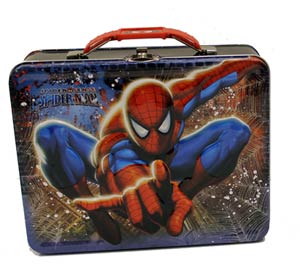 Spider-Man Classic Embossed Large Lunch Box - Blue Spider-Sense