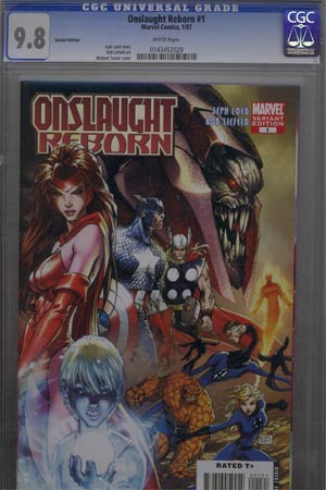 Onslaught Reborn #1 Regular Turner Cover CGC 9.8