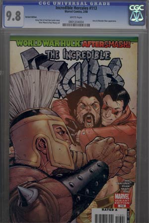 Incredible Hercules #113 Cover C Incentive Bob Layton Variant Cover CGC 9.8