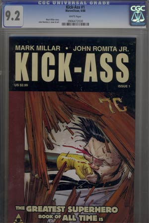 Kick-Ass #1 Cover H 1st Ptg Regular John Romita Jr Cover CGC 9.2