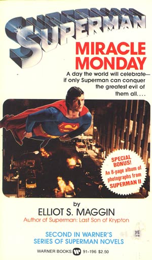 Superman Miracle Monday Novel