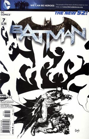 Batman Vol 2 #7 Cover E Incentive Greg Capullo Sketch Cover