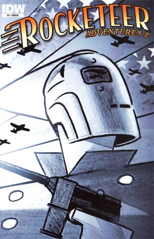 Rocketeer Adventures 2 #1 Cover C Incentive Darwyn Cooke Sketch Cover