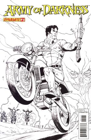 Army Of Darkness Vol 3 #2 Cover C Incentive Tim Seeley Black & White Cover