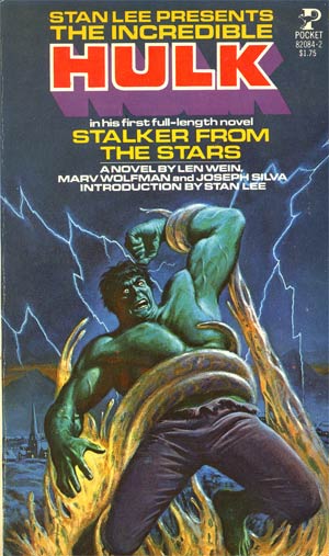 Marvel Novel Series #2 Incredible Hulk In Stalker From The Stars MMPB
