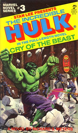 Marvel Novel Series #3 Incredible Hulk In Cry Of The Beast MMPB