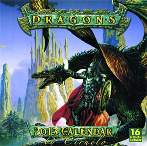 Dragons By Ciruelo 2013 16-Month Wall Calendar