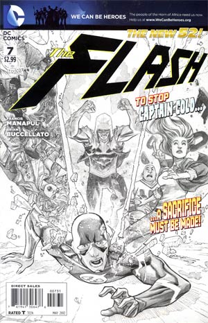 Flash Vol 4 #7 Cover C Incentive Francis Manapul Sketch Cover