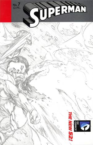 Superman Vol 4 #7 Incentive Ivan Reis Sketch Cover