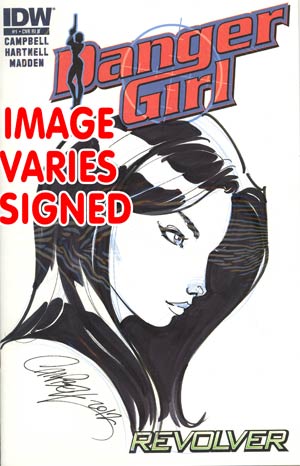 Danger Girl Revolver #1 Cover D Incentive J Scott Campbell Hand-Drawn Sketch Variant Cover