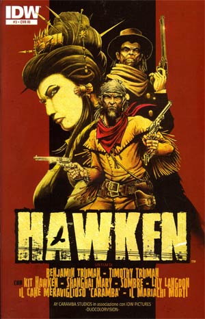 Hawken #3 Cover B Incentive Tim Truman Spaghetti Western Variant Cover