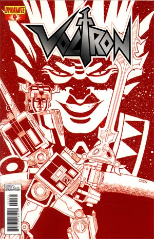 Voltron #4 Cover C Incentive Sean Chen Fiery Red Cover