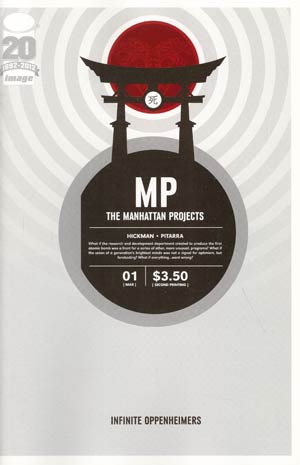 Manhattan Projects #1 Cover B 2nd Ptg Variant Cover