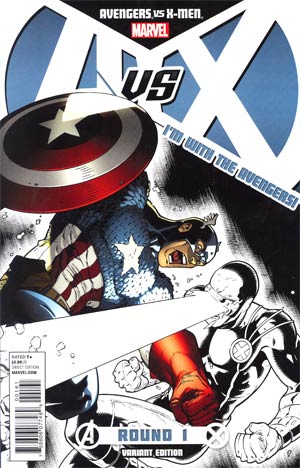 Avengers vs X-Men #1 Cover D Variant Team Store Avengers Cover
