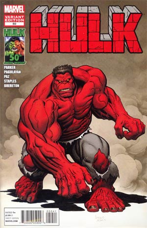 Hulk Vol 2 #50 Cover E Incentive Arthur Adams Variant Cover