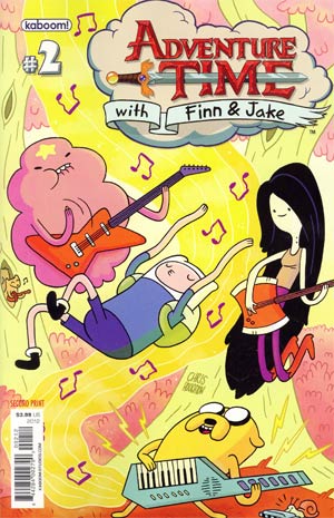 Adventure Time #2 Cover G 2nd Ptg Variant Cover
