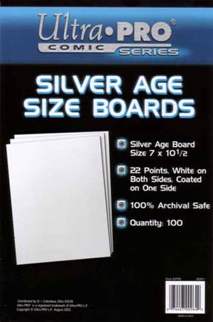 Ultra Pro Silver Age Size Boards 100-Pack