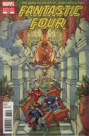 Fantastic Four Vol 3 #605 Cover B Incentive Avengers Art Appreciation Variant Cover