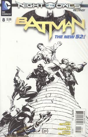 Batman Vol 2 #8 Cover E Incentive Greg Capullo Sketch Cover