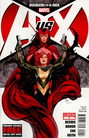 Avengers vs X-Men #0 Cover B 2nd Ptg Frank Cho Variant Cover