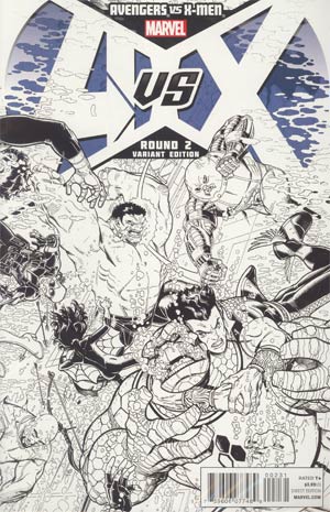 Avengers vs X-Men #2 Cover G Incentive Nick Bradshaw Sketch Cover