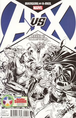 Avengers vs X-Men #2 Cover D Variant DCD Summit 2012 Sketch Cover