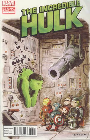 Incredible Hulk Vol 4 #7 Incentive Avengers Art Appreciation Variant Cover