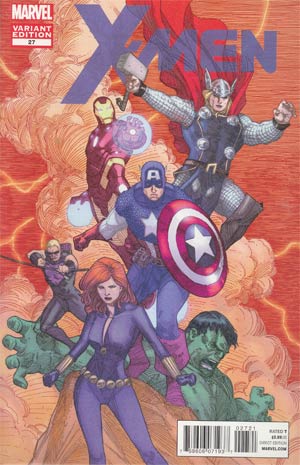 X-Men Vol 3 #27 Cover B Incentive Avengers Art Appreciation Variant Cover