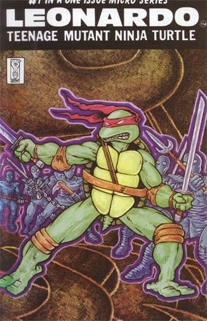 Teenage Mutant Ninja Turtles Micro-Series #4 Cover D Leonardo Incentive Peter Laird Retro Remastered Variant