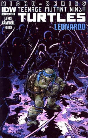 Teenage Mutant Ninja Turtles Micro-Series #4 Cover B Leonardo Regular Ross Campbell