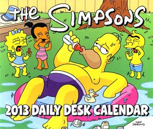 Simpsons 2013 4x5-Inch Page-A-Day Calendar