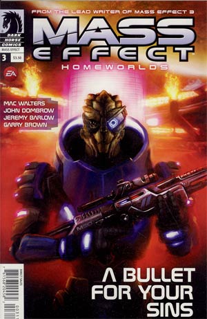 Mass Effect Homeworlds #3 Regular Anthony Palumbo Cover