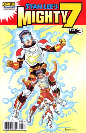 Stan Lees Mighty 7 #3 Cover B Variant Alex Saviuk Cover