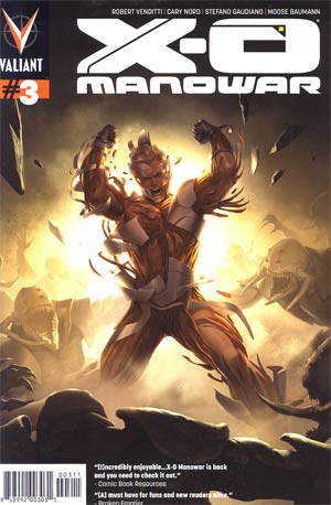 X-O Manowar Vol 3 #3 Cover A Regular Jelena Kevic-Djurdjevic Cover