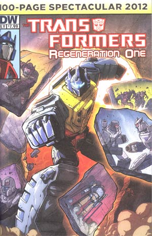 Transformers Regeneration One 100-Page Spectacular Regular Andrew Wildman Cover