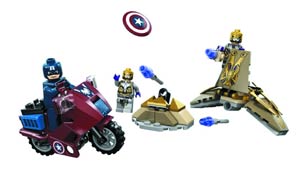 LEGO Marvel Captain Americas Avenging Cycle Set