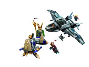 LEGO Marvel Quinjet Aerial Battle Set