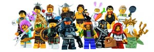 LEGO Mini Figures Series 7 Display