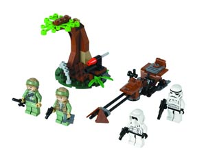 LEGO Star Wars Endor Rebel Trooper & Imperial Trooper Battle Pack Set