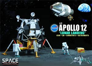 NASA Apollo 12 Lunar Landing 1/72 Scale Model