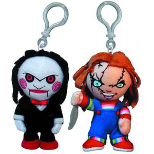 Chucky & Saw 4-Inch Plush Clip-On 24-Piece Assortment Case