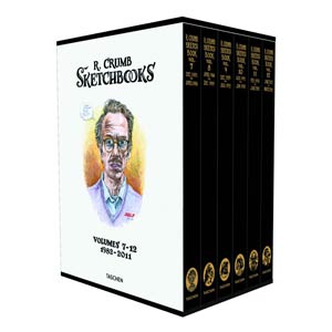 Robert Crumb The Sketchbooks 1982-2011 6-Volume Set