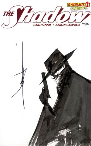 Shadow Vol 5 #1 Incentive Authentix Cover With Hand-Drawn Jae Lee Sketch Edition 48 of 218 (one of a kind - sold as is)