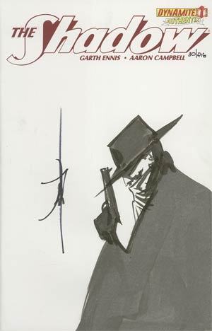 Shadow Vol 5 #1 Incentive Authentix Cover With Hand-Drawn Jae Lee Sketch Edition 30 of 218 (one of a kind - sold as is)