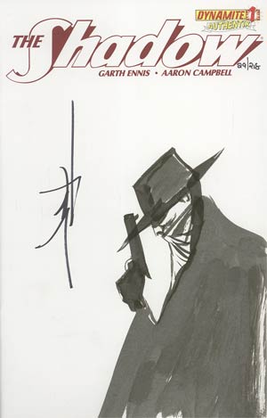 Shadow Vol 5 #1 Incentive Authentix Cover With Hand-Drawn Jae Lee Sketch Edition 29 of 218 (one of a kind - sold as is)