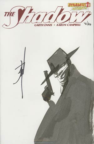 Shadow Vol 5 #1 Incentive Authentix Cover With Hand-Drawn Jae Lee Sketch Edition 46 of 218 (one of a kind - sold as is)