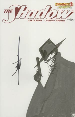 Shadow Vol 5 #1 Incentive Authentix Cover With Hand-Drawn Jae Lee Sketch Edition 44 of 218 (one of a kind - sold as is)