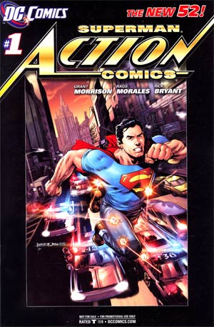 Action Comics Vol 2 #1 Cover D Retailer Incentive Black Border Variant Cover